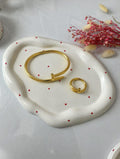 Duo bracelet et bague Clou simple